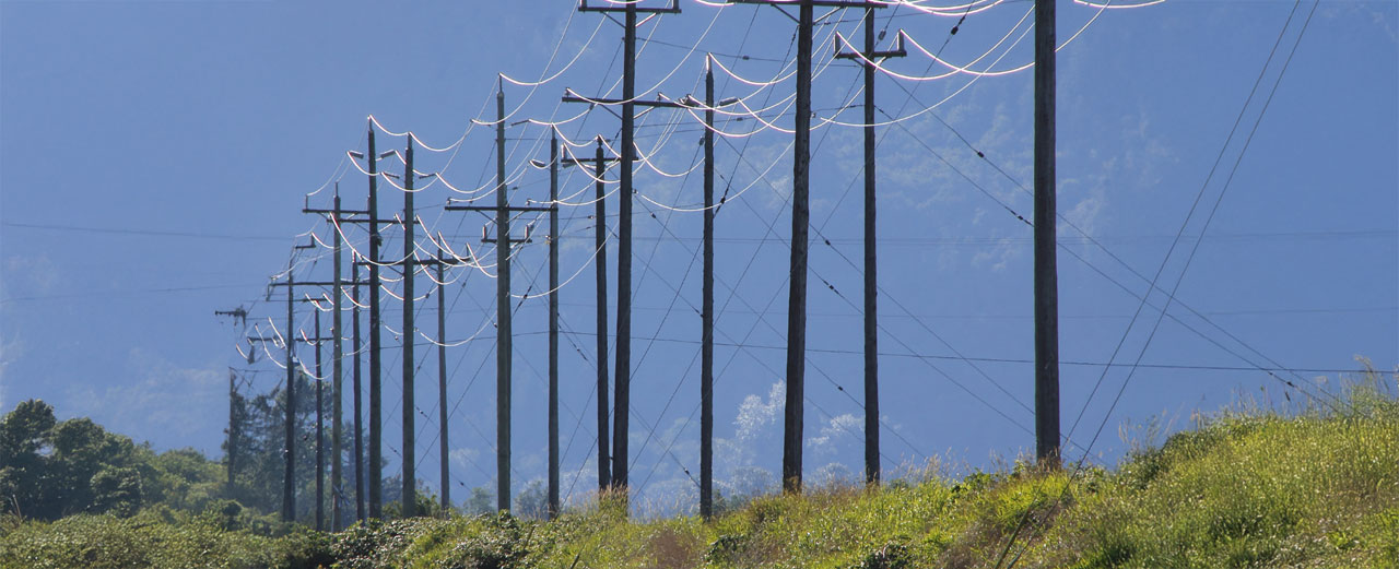 Abbildung von Strommasten